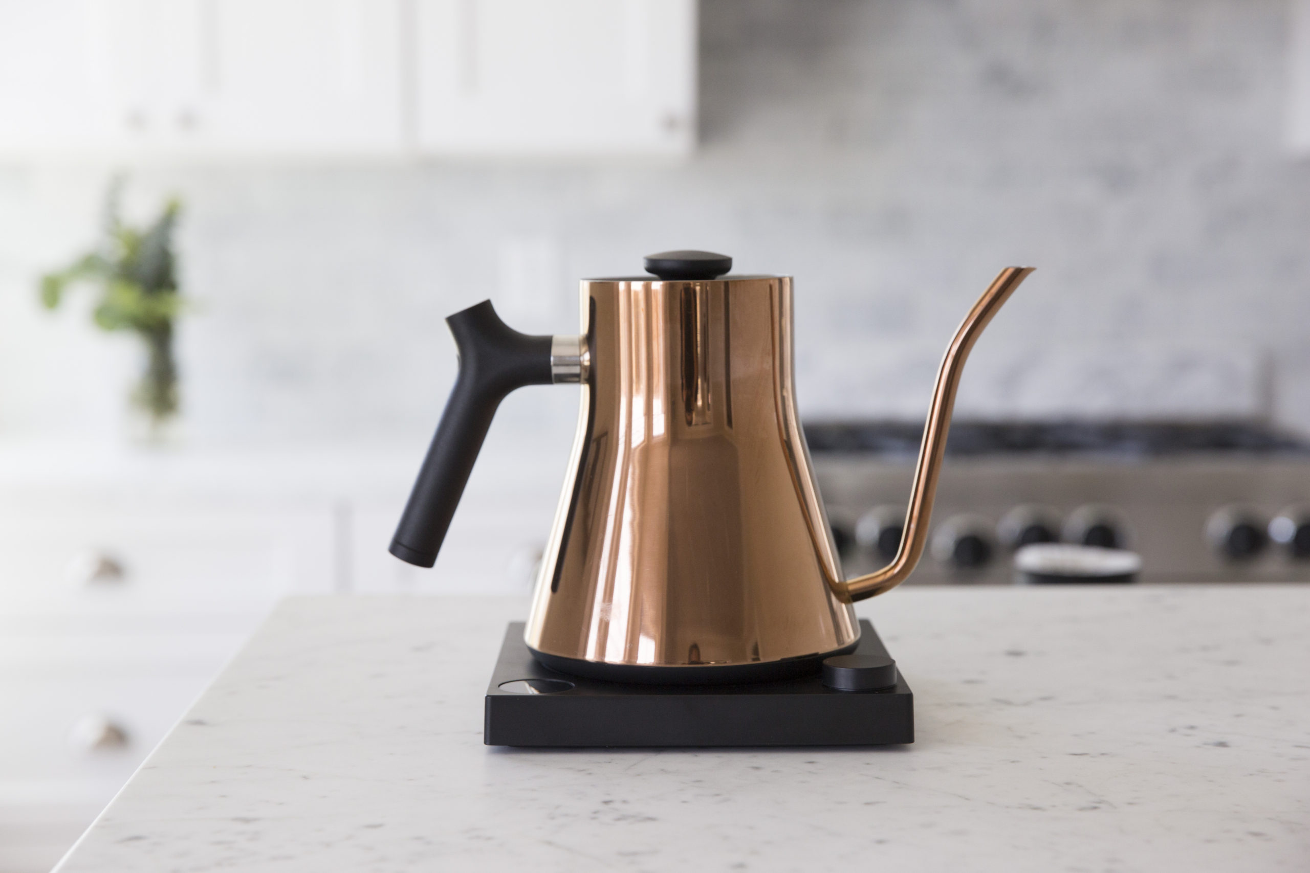 Fellow Stagg EKG Pour-Over Kettle, Quick Heating, Variable Temperature  Control and Built-in Brew Stopwatch